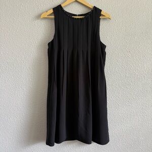 ABS Embellished Neckline Mini Dress Size 6 EUC Pockets‎ Pleated